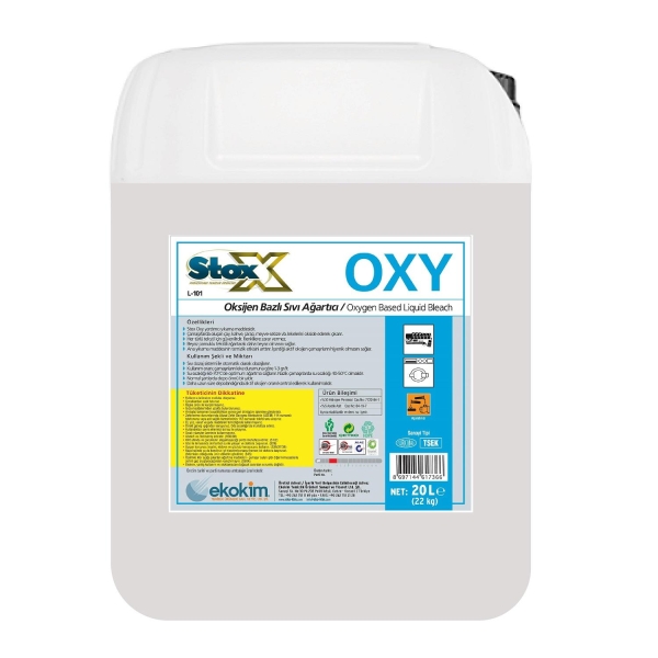 Stox Oxy Sıvı Oksijen Bazlı Ağartıcı 22,2 Kg - 1