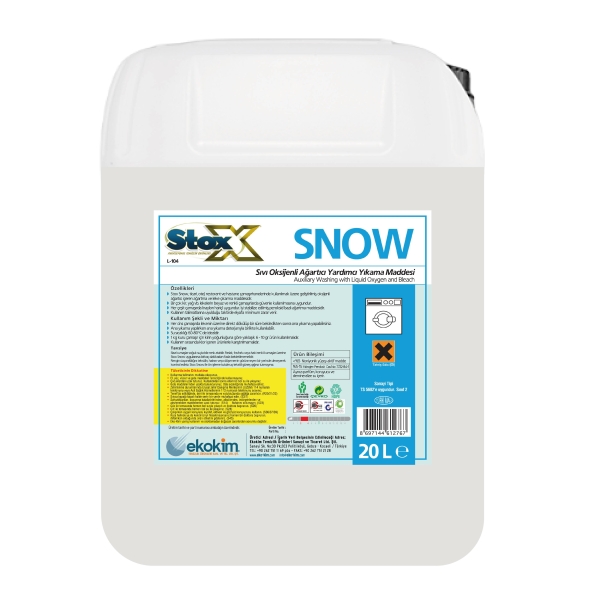 Stox Snow Sıvı Oksijen Bazlı Ağartıcı 20 Kg - 1