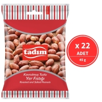 Tadım Kavrulmuş Tuzlu Yer Fıstığı 45 Gr 22 Adet - Tadım