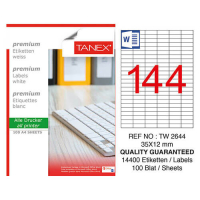 Tanex Lazer Etiket TW-2644 35x12 mm 100 Adet - Tanex