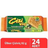 Ülker Çiziviç Zeytinyağlı Kekikli Sandviç Kraker 82 Gr 24 Adet - Ülker