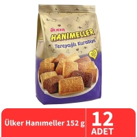 Ülker Hanımeller Tereyağlı Kurabiye 152 Gr 12 Adet - Ülker