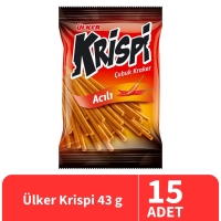 Ülker Krispi Acılı Çubuk Kraker 43 Gr 15 Adet - Ülker