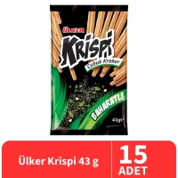 Ülker Krispi Baharatlı Çubuk Kraker 43 Gr 15 Adet - Ülker