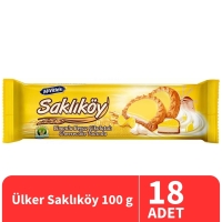 Ülker Saklıköy Limon Kremalı Cheesecake Bisküvi 100 Gr 18 Adet - Ülker