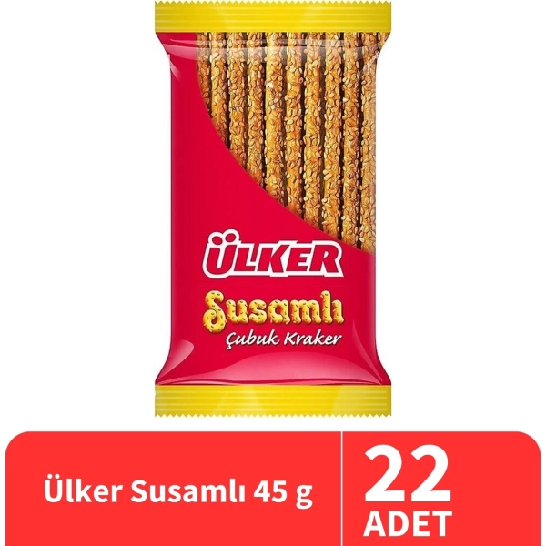 Ülker Susamlı Çubuk Kraker 45 Gr 22 Adet - 1