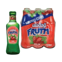 Uludağ Frutti Çilekli Maden Suyu 200 Ml 24 Lü - Uludağ