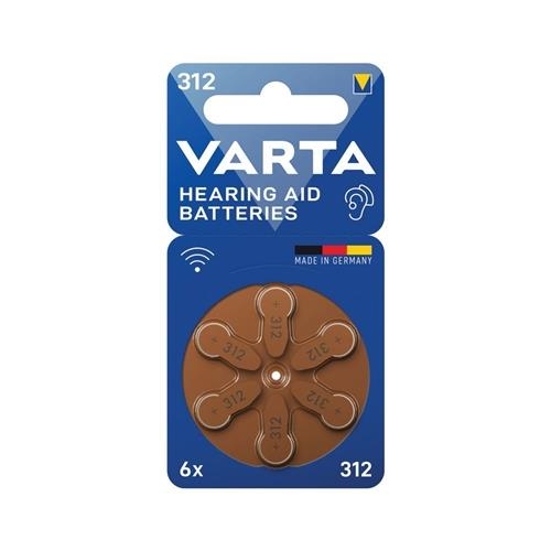 Varta 312 Numara Kulaklık İşitme Cihazı Pili 6 Lı - 1