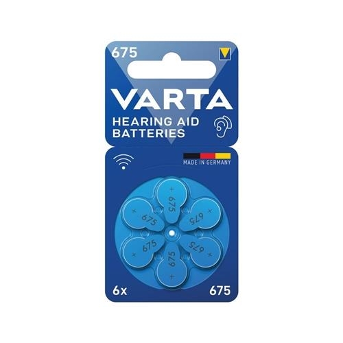 Varta 675 Numara Kulaklık İşitme Cihazı Pili 6 Lı - 1