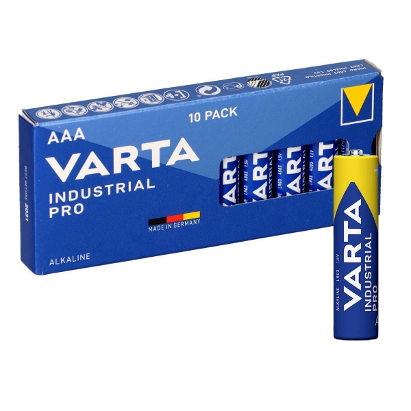 Varta Endüstriyel Pro İnce Kalem Alkalin Pil AAA 10 Lu - 1