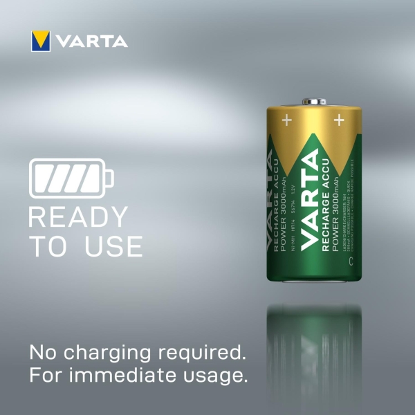 Varta Şarj Edilebilir Pil C Boy 3000 Mah - 2