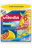 Vileda Mikrofiber Temizlik Bezi 6 Lı Eko Paket - Vileda
