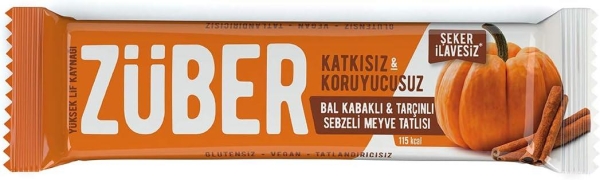 Züber Sebzeli Bar Bal Kabağı ve Tarçınlı 35 Gr 12 Adet - 2